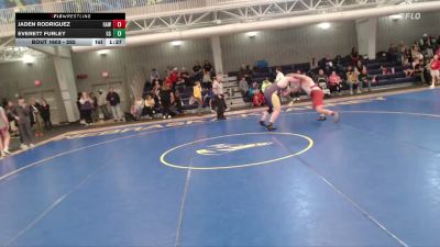 285 lbs Quarterfinal - Jaden Rodriguez, HAWK vs Everett Furley, GI GRAPPLERS