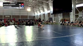 88 lbs Grayson Schroeder, Minnesota Blue vs Caleb Heyder, Utah Gold