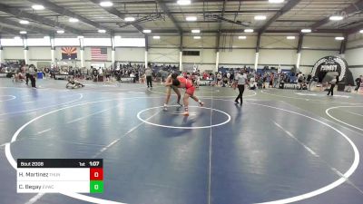 215 lbs Quarterfinal - Hayden Martinez, Thundercats WC vs Cannon Begay, Evwc