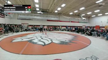 120 lbs Finals (8 Team) - Dominic Beale, Pinedale vs Keller Dehmel, Worland High School