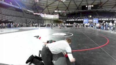 59 lbs Cons. Round 2 - Curtis Hume, Blaine Barracudas Wrestling Club vs Landon Quenga, South Kitsap Wrestling Club