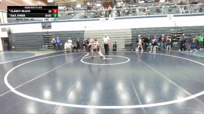 85 lbs Cons. Round 3 - Clancy Black, Idaho vs Dax Jones, Brothers Of Steel Wrestling Club