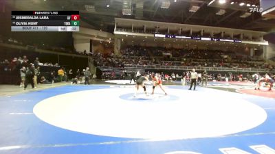 120 lbs Cons. Round 3 - Jesmeralda Lara, Golden Valley vs Olivia Hunt, Tokay