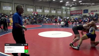 195 lbs Round Of 32 - John O Brien, Bishop Alemany vs Conner Dasmann, Oak Ridge