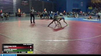 106 lbs Cons. Round 2 - Christian Pote, Danbury vs Cooper Brandt, Wilson Memorial