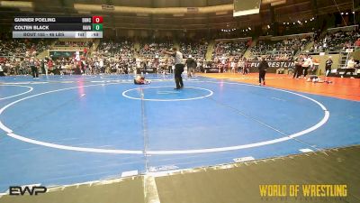 46 lbs Consi Of 8 #2 - Gunner Poeling, Duncan Demon Wrestling vs Colten Black, Ravage