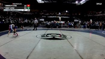 Girls 107 lbs Cons. Round 3 - Emberlyn Atma, Las Cruces vs Emmy Lopez, Miyamura