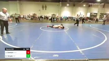 120 lbs Round Of 64 - Julian Dawson, Unattached vs Christian Vargas, Top Dog WC