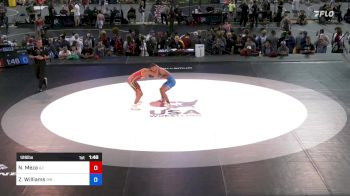 126 lbs Cons 32 #1 - Nick Meza, Arizona vs Zytavius Williams, Minnesota