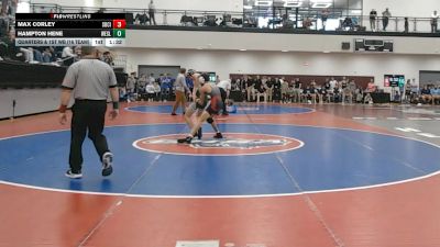 113 lbs Quarters & 1st Wb (16 Team) - Max Corley, Social Circle vs Hampton Hene, Wesleyan