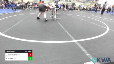 160 lbs Semifinal - Grant Woodworth, Tuttle Wrestling vs Tyler Britton, Raw Wrestling Club