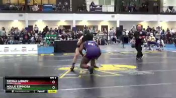 191 lbs Cons. Round 2 - Tayana Labady, Elmira College vs Hollie Espinoza, Tiffin University