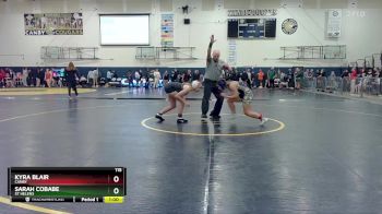 115 lbs Cons. Round 2 - Kyra Blair, Canby vs Sarah Cobabe, St Helens