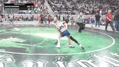 63 lbs Cons. Sub-rd Of 16 - Paxten Goodwin, Spokane Wrestling vs Jaxon McDonald, Ellensburg Wrestling Club