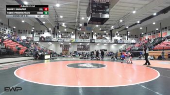 96 lbs Consi Of 8 #2 - Emory Simmons, Durant High School Girls vs Kodie Fredrickson, Poteau High School Girls