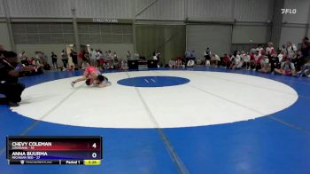 105 lbs 2nd Wrestleback (16 Team) - Chevy Coleman, Louisiana vs Anna Buurma, Michigan Red