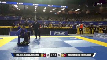 Mariany Martins Oliveira Loiola vs Kayleigh Lulu Sena-Zimmerman 2026 Pan Kids Jiu-Jitsu IBJJF Championship