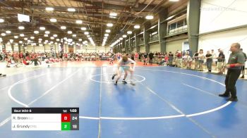 182 lbs Rr Rnd 3 - Rylan Breen, Illinois Cornstars Gold vs Jace Grundy, Cyclones