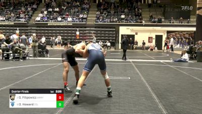 165 lbs Quarterfinal - Gunner Filipowicz, Army vs Oliver Howard, Columbia