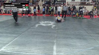 75_B lbs Consi Of 4 - Lincoln Rose, Emmaus vs Maddox Gavrish, Penn Trafford