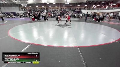 141 lbs Cons. Round 6 - Noah Parmelee, Northwestern (Iowa) vs Tony Mendoza, Grand View (Iowa)