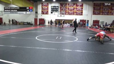 140 lbs Semifinal - Marley Nelson, Santa Ana vs Natalie Castillejo, GWC/Tigers