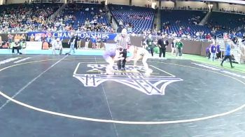 Girls-145 lbs Champ. Round 1 - MacKenna Webster, Three Rivers (Girls) vs Norah Inman, Waterford Kettering (Girls)