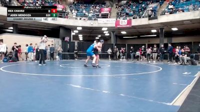 165 lbs Champ. Round 2 - Aden Mendoza, Unattached vs Rex Chavez, Unattached