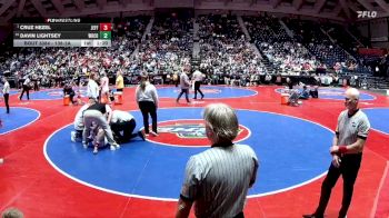 138-3A 1st Place Match - Cruz Hezel, Jefferson vs Davin Lightsey, White County