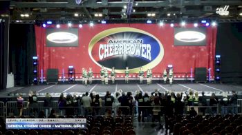Geneva Xtreme Cheer - Material Girls [2026 L1 Junior - D2 - Small Day 1] 2026 Cheer Power Grand Nationals