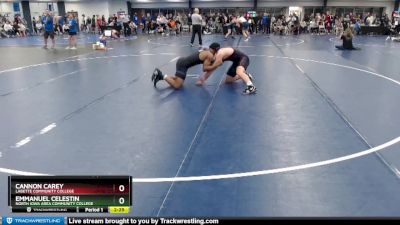 Elite 165 lbs Cons. Round 2 - Cannon Carey, Labette Community College vs Emmanuel Celestin, North Iowa Area Community College