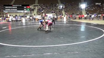 5A 144 lbs Quarterfinal - Gaines Sturges, Valley High School vs Grayson Meeks, Elmore County School