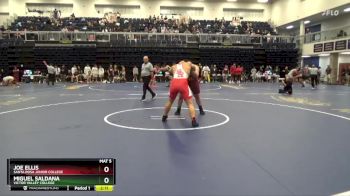 285 lbs Quarterfinal - Miguel Saldana, Victor Valley College vs Joe Ellis, Santa Rosa Junior College