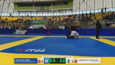 GLEUBER BATISTA SANTOS JUNIOR vs LUAN DA SILVA AQUINO 2026 FPJJ Circuito Paulista GI Etapa 3
