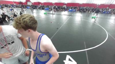 113 lbs Placement (16 Team) - Myles Hartzler, Illinois Top Dawgs Orange vs Dominic Cimino, Vernon Hills