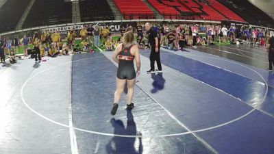 140 lbs Brynlee Lutz, Alaska HS Girls vs Alexa Torres, California HS Girls