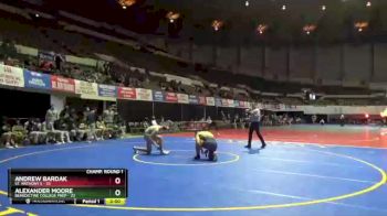 195 lbs Round 1 (16 Team) - Alexander Moore, Benedictine College Prep vs Andrew Bardak, St. Anthony`s