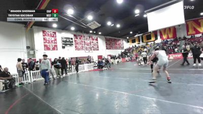 175 lbs Cons. Round 4 - Trystan Escobar, Western vs Braden Sherman, Chaparral