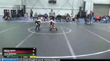 48 lbs Round 6 (8 Team) - Ryan Bridges, Mat Attack vs Bryce Warm, Mavericks