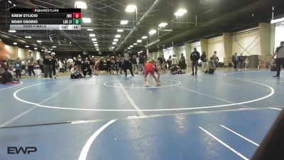 58 lbs Semifinal - Krew Eylicio, Juggernaut Wrestling Club vs Noah Osorio, Legends Of Gold LV