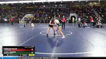 145 lbs Cons. Round 6 - Morgan Maloy, Charles City vs Emma Barker, Iowa City, West