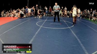 210 lbs Semis (4 Team) - Alijah Elefante, Junior Terps Northeast vs Keyshawn Triplett, Team Gotcha White