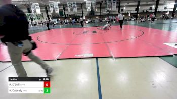 149 lbs Quarterfinal - Kai O'Dell, Appalachian State - UNATT vs Kaden Cassidy, George Mason