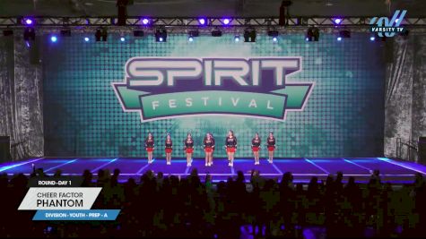 Cheer Factor - PHANTOM [2023 L1.1 Youth - PREP - A Day 1] 2023 Spirit Fest Grand Nationals