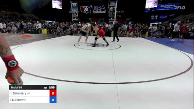 190 lbs Rnd Of 64 - Ivan Salaverry, WA vs Gunner Henry, IN