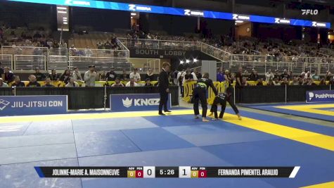 Fernanda Pimentel Araujo vs Jolinne-Marie A. Maisonneuve 2025 Pan Jiu Jitsu IBJJF Championship