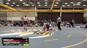 285 lbs Semifinal - Francesco Borsellino, West Liberty vs Andrew Levis, Baldwin Wallace