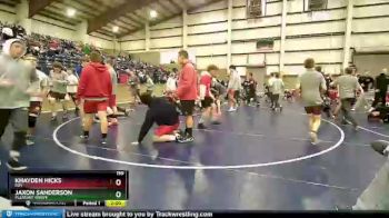 150 lbs Champ. Round 1 - Khayden Hicks, Roy vs Jaxon Sanderson, Pleasant Grove