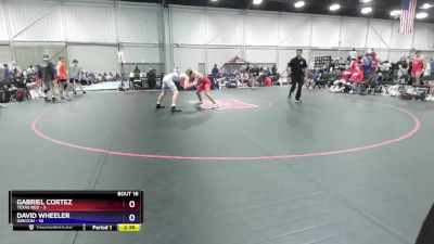 113 lbs 2nd Wrestleback (16 Team) - Gabriel Cortez, Texas Red vs David Wheeler, Oregon