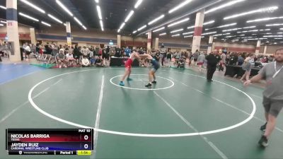 138 lbs Cons. Round 2 - Nicolas Barriga, Texas vs Jayden Ruiz, Cardinal Wrestling Club